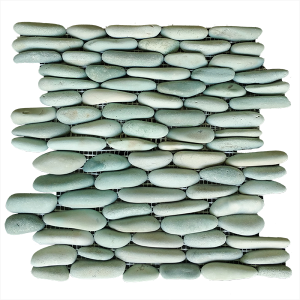 Stacked Pebble Green